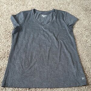 Xersion Charcoal Short Sleeve V-Neck Tee